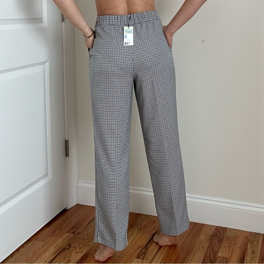 Houndstooth Pattern Slacks With Pockets - Picture 8 of 13